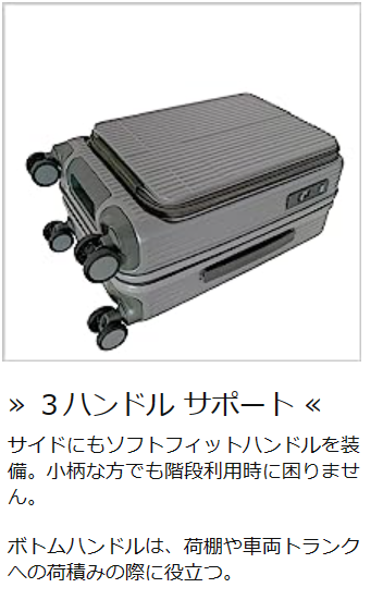 スーツケース「イノベーター」の解説