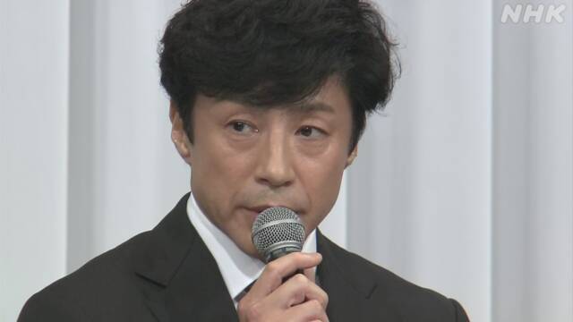 会見するジャニーズ事務所社長の東山紀之氏